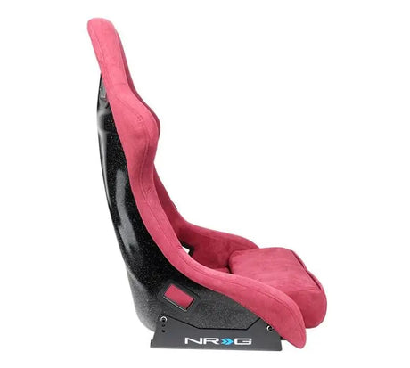 Maroon FRP bucket seat Prisma Edition large racing seat for cars