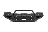Fab Fours 2005-2007 Ford Sd F250-F550 Red Steel Bumper Front View – Durable Black Steel Construction with Aggressive Design