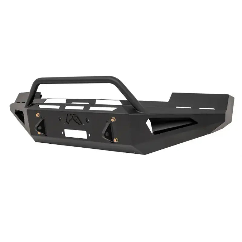 Fab Fours Red Steel Bumper for 2005-2007 Ford Sd F250-F550 - Heavy-Duty Front-End Protection and Rugged Look