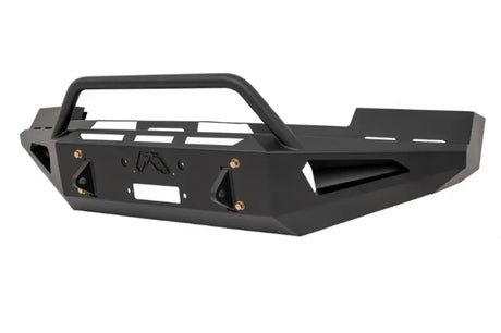 Fab Fours Red Steel Bumper for 2005-2007 Ford Sd F250-F550 - Heavy-Duty Front-End Protection and Rugged Look