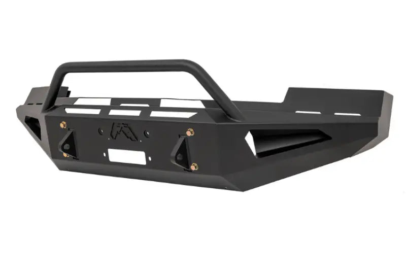 Fab Fours Red Steel Bumper for 2005-2007 Ford Sd F250-F550 - Heavy-Duty Front-End Protection and Rugged Look