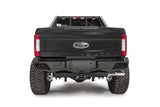 Rear view of a Ford F250-F350 equipped with FS17-E4151-1 Fab Fours 17 Ven Sen R for enhanced style, protection, and functionality.