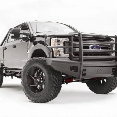 Ford F250-550 equipped with FS17-Q4160-1 Fab Fours 17 Elite Front Bumper, enhancing vehicle appearance and protection, ideal for off-road adventures, automotive, truck accessories, Bumpers, Grilles & Guards, AVADA - Best Sellers, Must Haves
