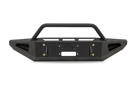 FS17-RS4162-1 Fab Fours 2017-2019 Ford SD F250-F550 Red Ste, stylish and durable red steel bumper with sleek design and perfect fit for enhanced functionality.