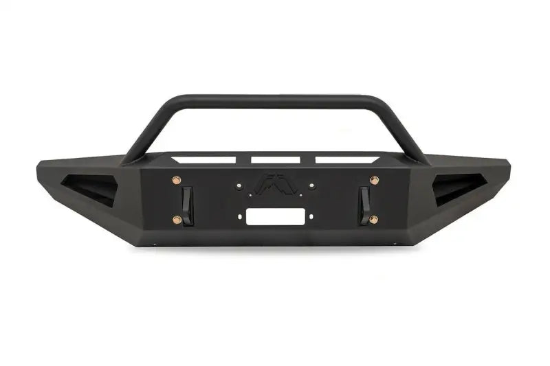 FS17-RS4162-1 Fab Fours 2017-2019 Ford SD F250-F550 Red Ste, stylish and durable red steel bumper with sleek design and perfect fit for enhanced functionality.