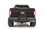 Elegant and durable Fab Fours FS17-U4150-1 rear bumper on a Ford Super Duty F250/F350, showcasing exceptional style and rear-end protection.