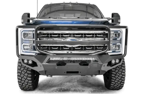 FS23-X5950-1 Fab Fours Matrix Front bumper for trucks, offering rugged protection and a sleek design for off-road and urban driving. Ideal for RV, Automotive, Powersports, marine exterior, truck accessories, interior, truck bed, and RV parts. Bumpers, Grilles & Guards, AVADA - Best Sellers, Must Haves