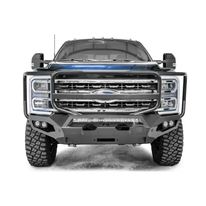 FS23-X5950-1 Fab Fours Matrix Front bumper for trucks, offering rugged protection and a sleek design for off-road and urban driving. Ideal for RV, Automotive, Powersports, marine exterior, truck accessories, interior, truck bed, and RV parts. Bumpers, Grilles & Guards, AVADA - Best Sellers, Must Haves
