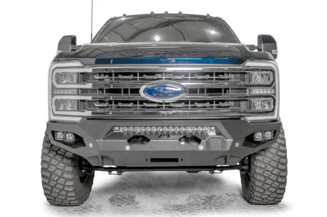 FS23-X5951-1 Fab Fours Matrix Front Bumper on Ford Super Duty Truck with Enhanced Aesthetics and Protection