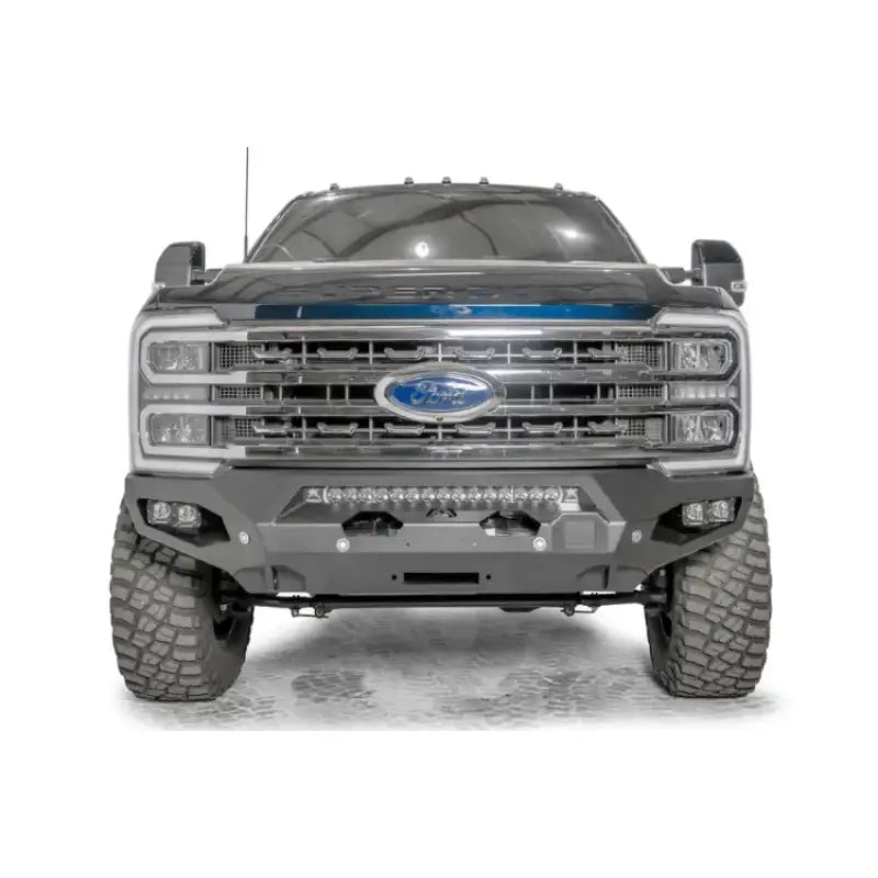 FS23-X5951-1 Fab Fours Matrix Front Bumper on Ford Super Duty Truck with Enhanced Aesthetics and Protection