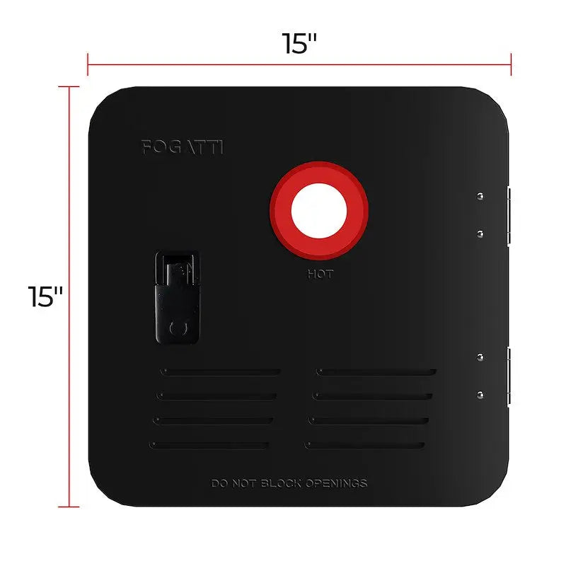 Fogatti Water Heater Access Door: FSBD-1515/BLACK Fogatti 15*15 Door Kit - Black For Instash