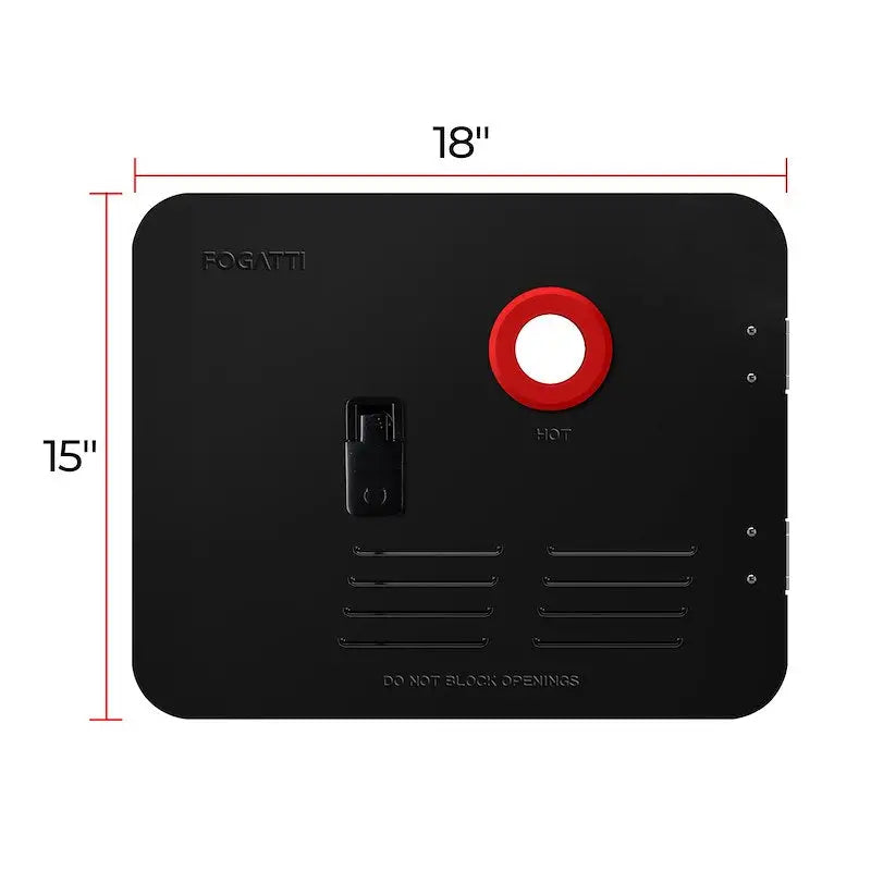Fogatti Water Heater Access Door: FSBD-1518/BLACK Fogatti 15x18 Door Kit - Black For Instash