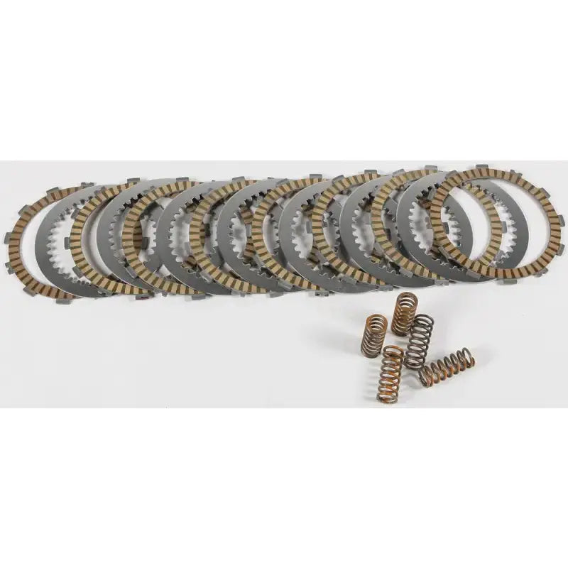 Motorcycle clutch plates and springs from FSC263-8-001 Clutch Fiber Spring Kit Steel Kaw