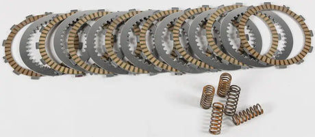 Motorcycle clutch plates and springs from FSC263-8-001 Clutch Fiber Spring Kit Steel Kaw