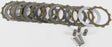 Motorcycle clutch plates and springs from FSC357-8-001 Clutch Fiber Spring Kit Steel Kaw/Suz