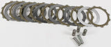 Motorcycle clutch plates and springs from FSC357-8-001 Clutch Fiber Spring Kit Steel Kaw/Suz