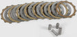 Motorcycle clutch fiber spring kit with steel clutch plates and springs for durable clutch fiber performance