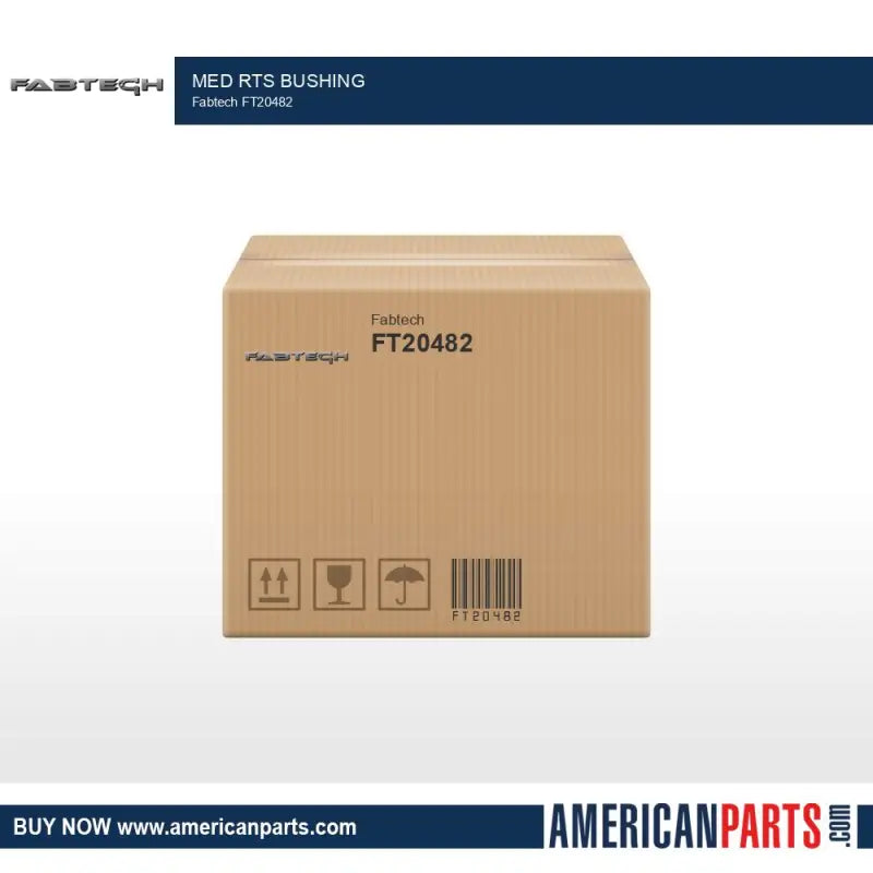Cardboard box for FT20482 Fabtech Med RTS Bushing product packaging