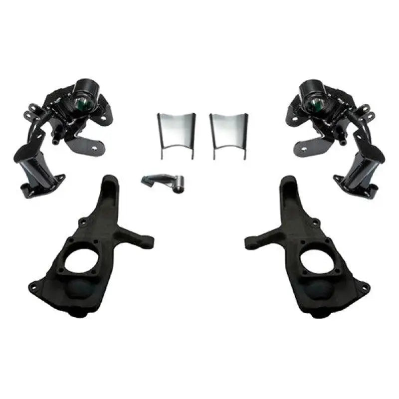 Black suspension lift kit with sway bar extension for FT20487 Fabtech Drvr vehicle