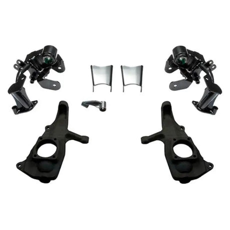 Black suspension lift kit with sway bar extension for FT20487 Fabtech Drvr vehicle