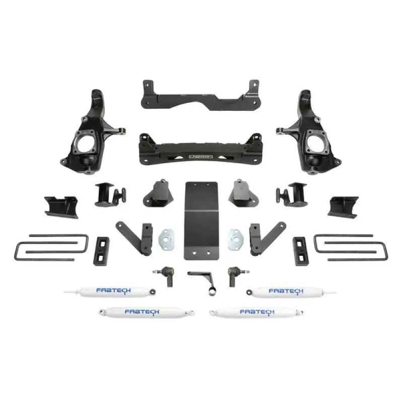 Complete suspension lift kit with FT20747D Fabtech Spindle for vehicle upgrades