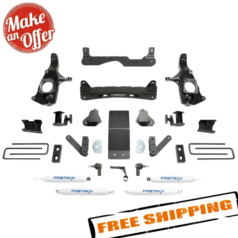 FT20777 Fabtech Diff Drop Brkt Rear for Truck Suspension Lift Kit