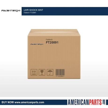 Cardboard shipping box for FT20891 Fabtech Lwr Shock Mnt for vehicle’s suspension
