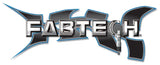 Fabtech logo with a micrometer showing the durable sway bar link for rear sway bar replacement