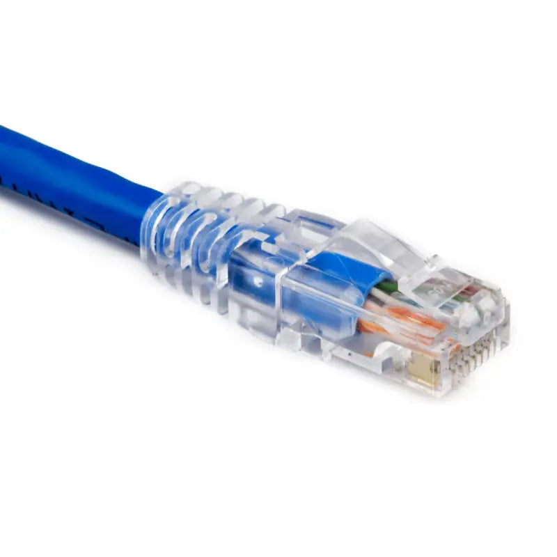 Blue ethernet cable with clear RJ45 connector for FT83157 Fabtech Poly Bushing Black