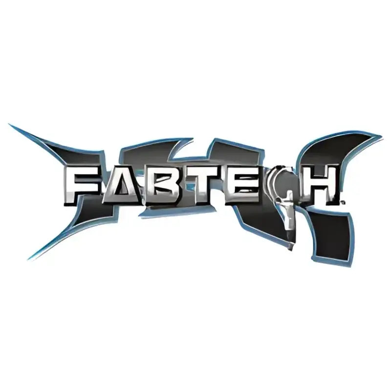 Fabtech logo on FTS21301 Fabtech coilover reservoir for vehicle’s suspension upgrade
