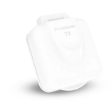 FTVINB-PS-OEM Furrion Llc Baby Tv Inlet Single F Connector for RV and marine use, white rectangular cover with Furrion branding.