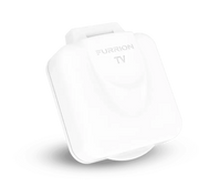 FTVINB-PS-OEM Furrion Llc Baby Tv Inlet Single F Connector for RV and marine use, white rectangular cover with Furrion branding.