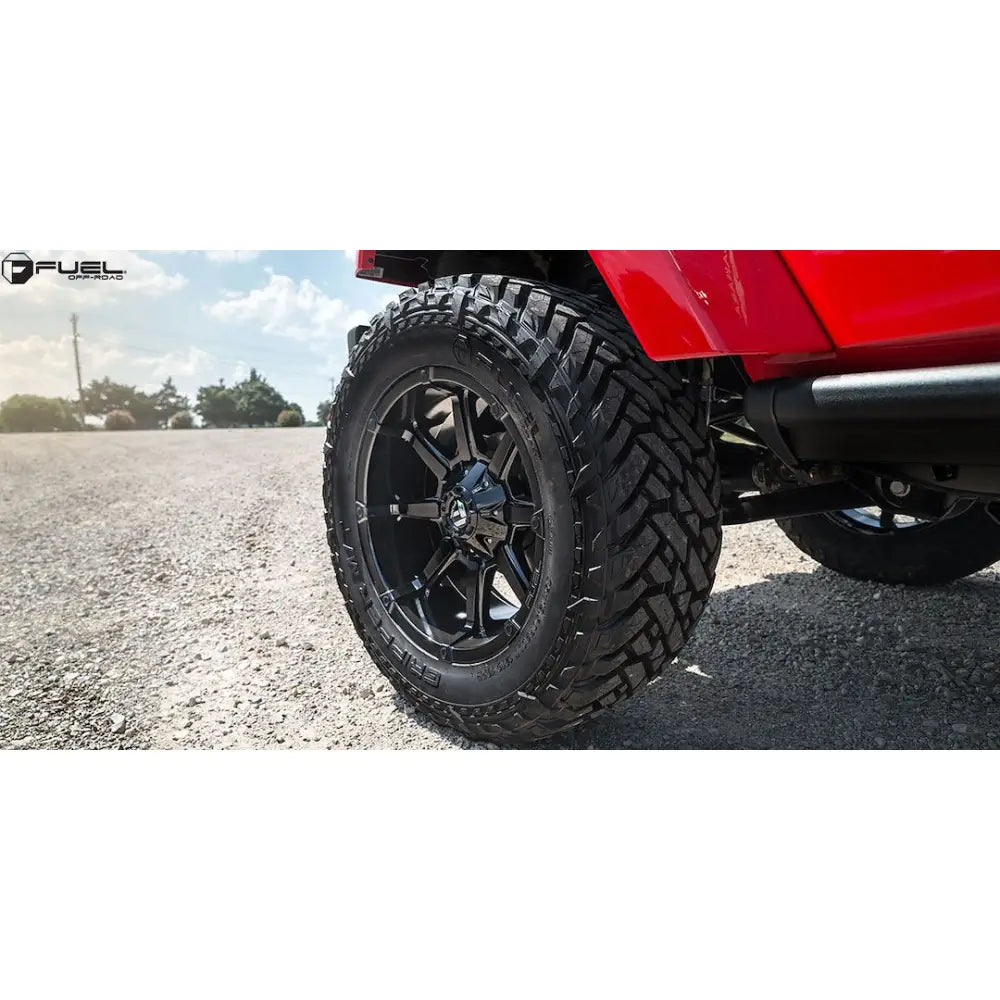 Fuel Offroad With Fuel Logo Center Cap Wheel D57520002645 - Black D575 20X10 5X4.5 5.0 GL-Black -24MM