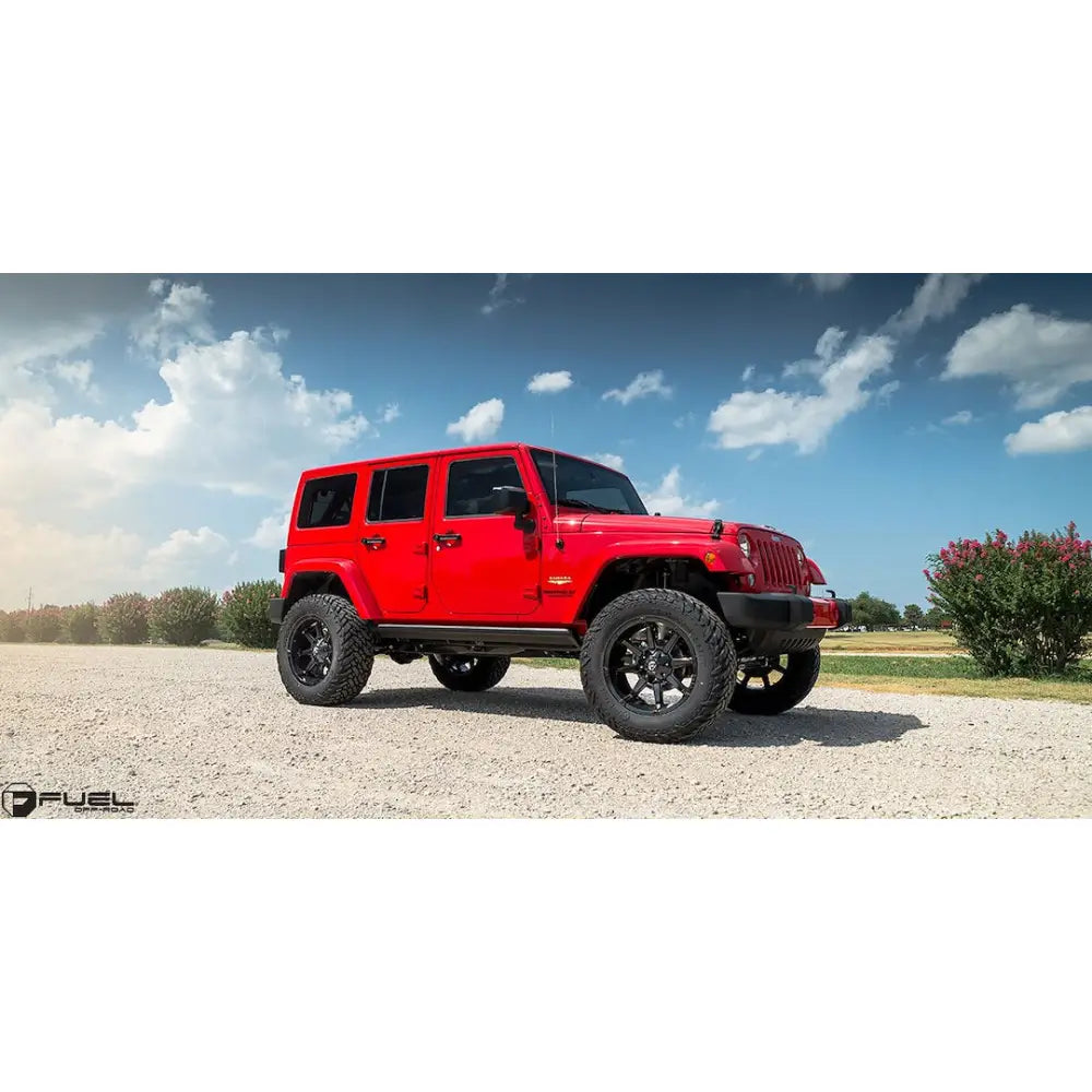 Fuel Offroad With Fuel Logo Center Cap Wheel D57520002645 - Black D575 20X10 5X4.5 5.0 GL-Black -24MM