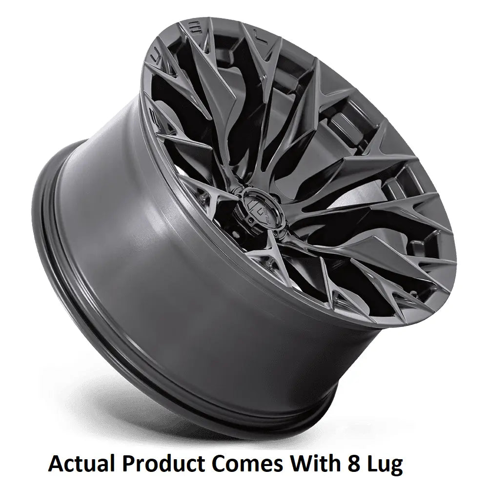 Fuel Offroad With Fuel Logo Center Cap Wheel D80420901857 - Black D804 20X9 8X180 Black-OUT 20MM