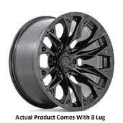 Fuel Offroad With Fuel Logo Center Cap Wheel D80420901857 - Black D804 20X9 8X180 Black-OUT 20MM