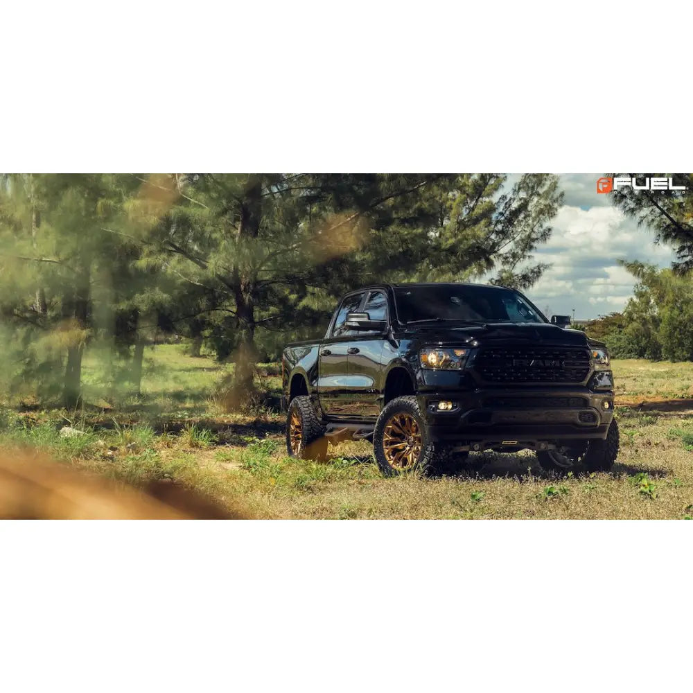 Fuel Offroad With Fuel Logo Center Cap Wheel D80520007547 - D805 20X10 5X5.0 PLT-BRZ -18MM