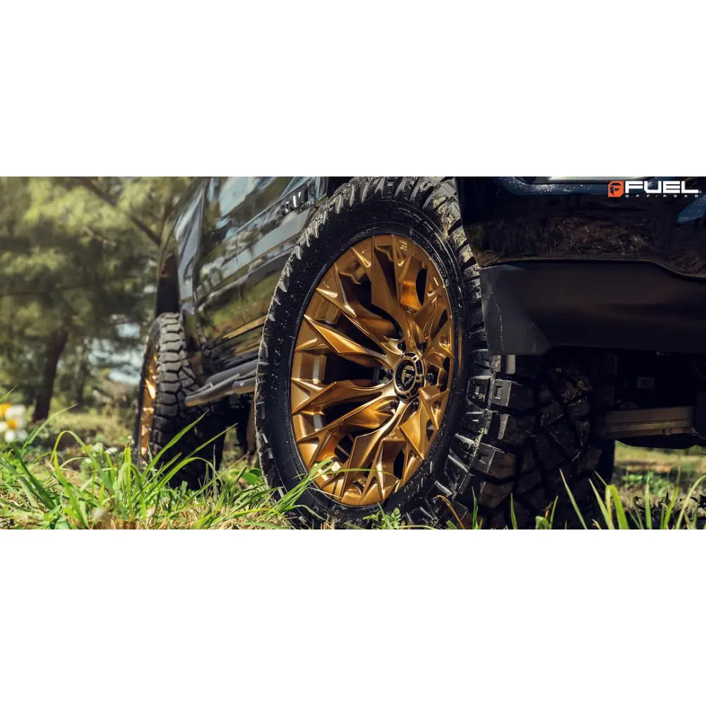 Fuel Offroad With Fuel Logo Center Cap Wheel D80520007547 - D805 20X10 5X5.0 PLT-BRZ -18MM