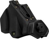 Black plastic fuel tank for ATV with screw-on cap, perfect for gas black RV parts & accessories
