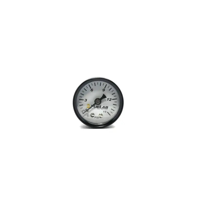 Fuelab 71502 Fuelab 1.5in Carb Fuel Pressure Gauge - Range 0-15 PSI - 71502