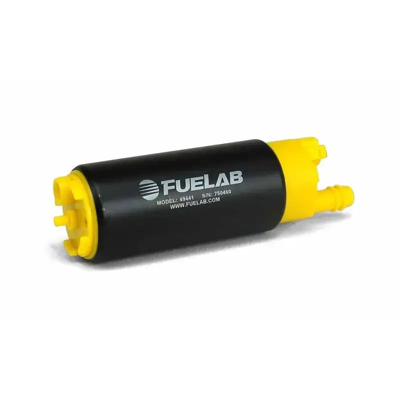 Fuelab 494 High Output In-Tank Electric Fuel Pump - 340 LPH In Offset From Out - 49441