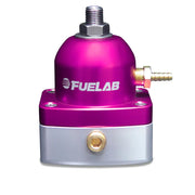 Fuelab 53501-4 Fuelab 535 EFI Adjustable Mini FPR 25-90 PSI (2) -6AN In (1) -6AN Return - Purple