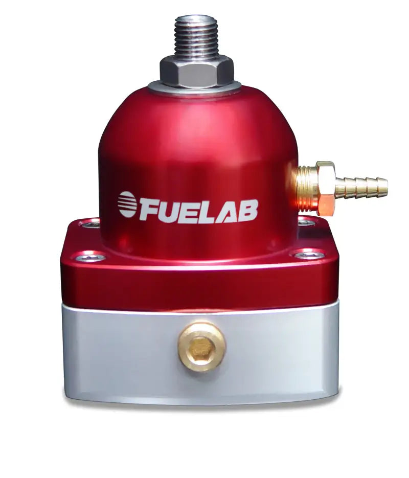 Fuelab 535 EFI Adjustable Mini FPR 25-90 PSI (2) -6AN In (1) Return - Red - Truck & Automotive