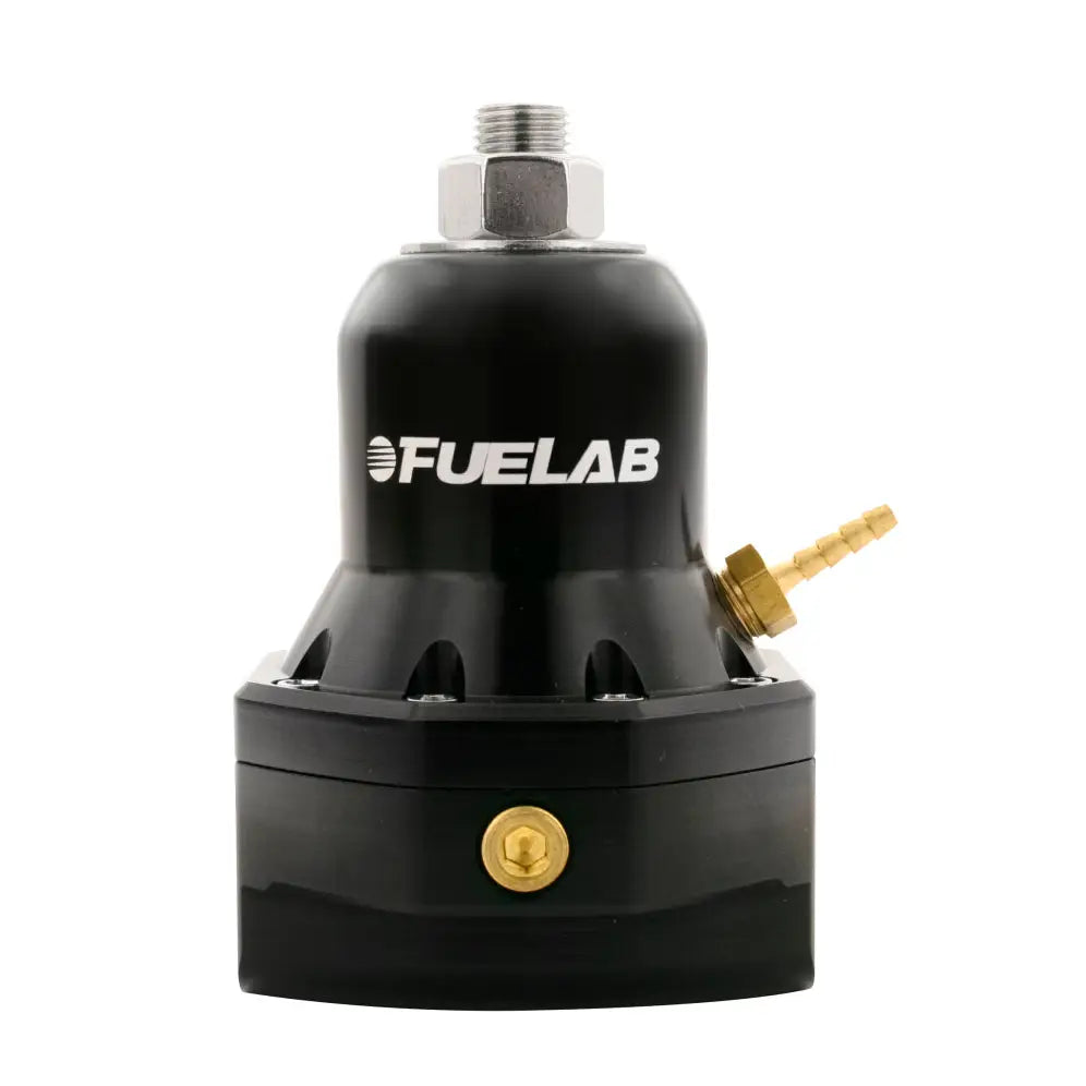 Fuelab 56504-1 Fuelab 565 EFI Adjustable FPR 40-80 PSI (2) -10AN In (1) -10AN Return Max Flow Bypass - Black