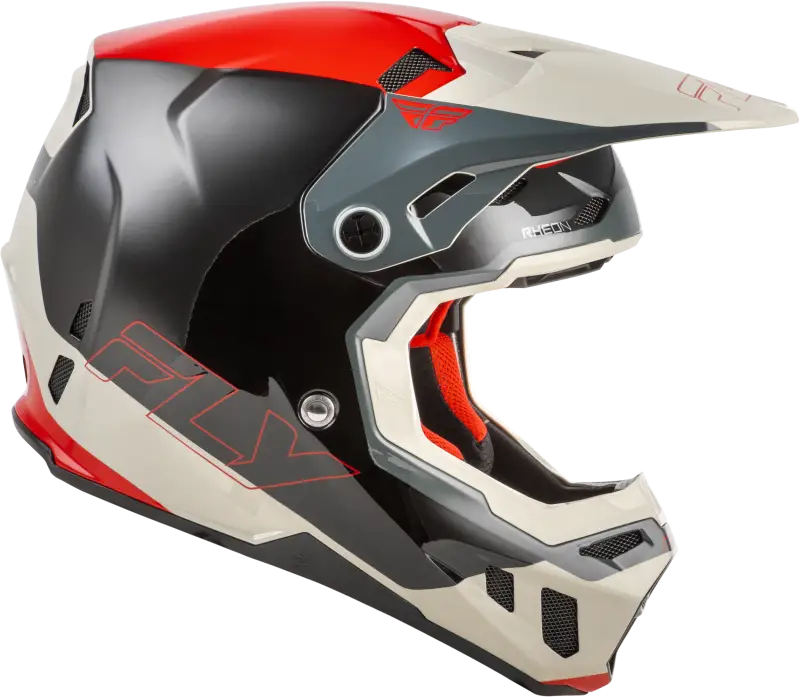 Formula Cc Glide Helmet Black/Red/Grey Xl - FLY RACING
