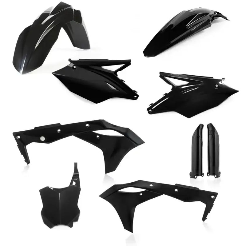 ACERBIS Full Plastic Kit Black for Powersports