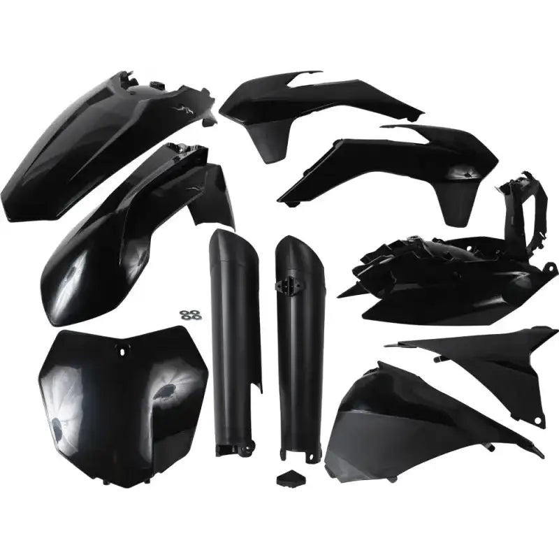 ACERBIS Full Plastic Kit Black for Powersports
