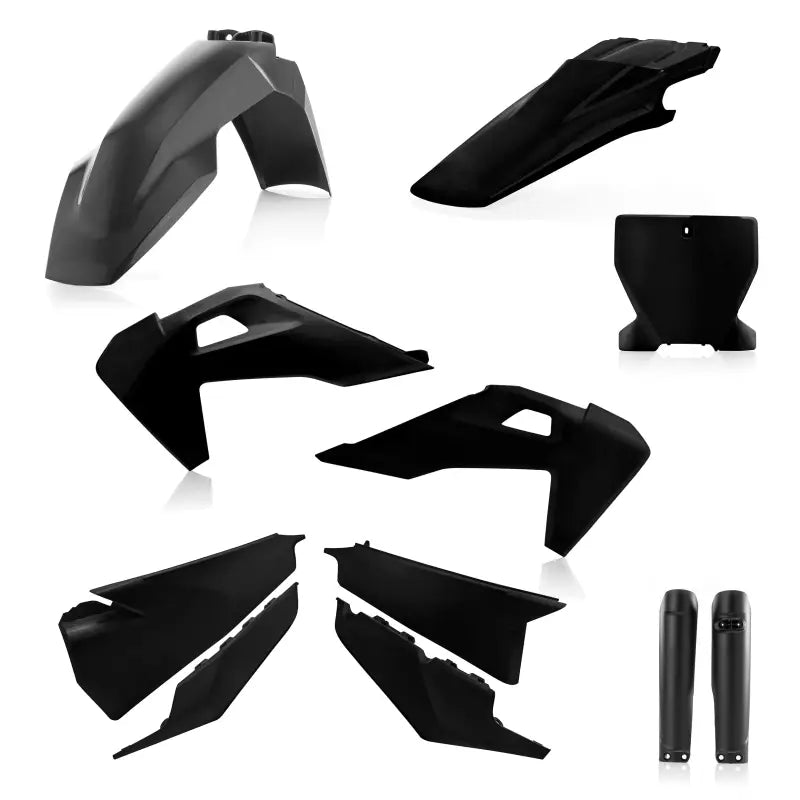 ACERBIS Full Plastic Kit Black for Powersports