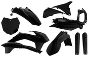 ACERBIS Full Plastic Kit Black for Powersports