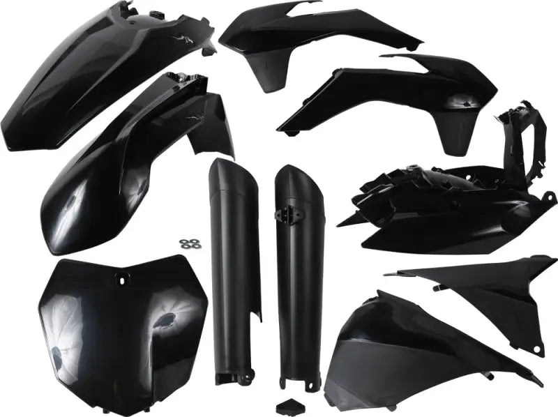 ACERBIS Full Plastic Kit Black for Powersports